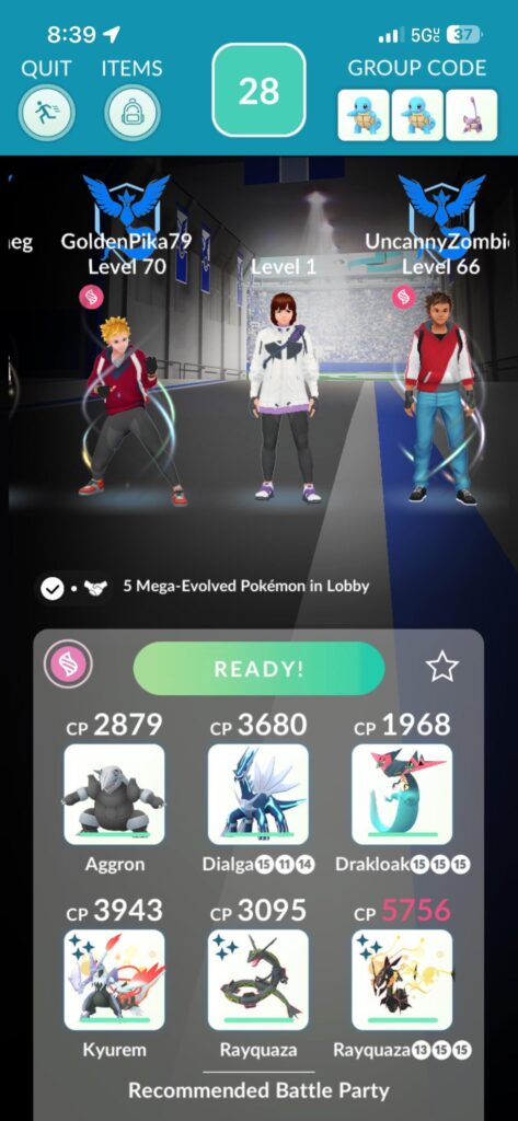 Mega raids. As this is a huge thing all weekend.