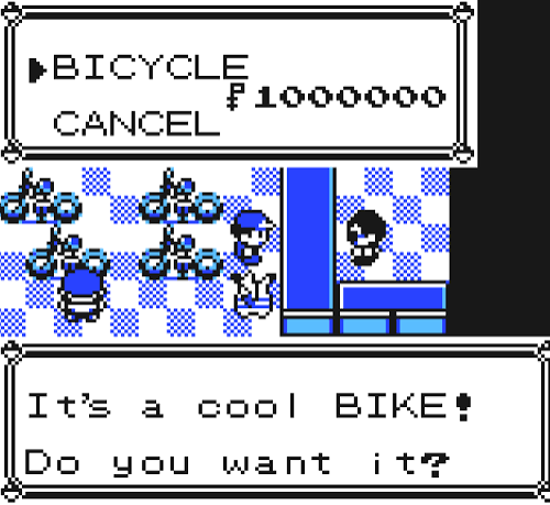 If you were Red what would you do with the bike you get from the Pokemon fan club?