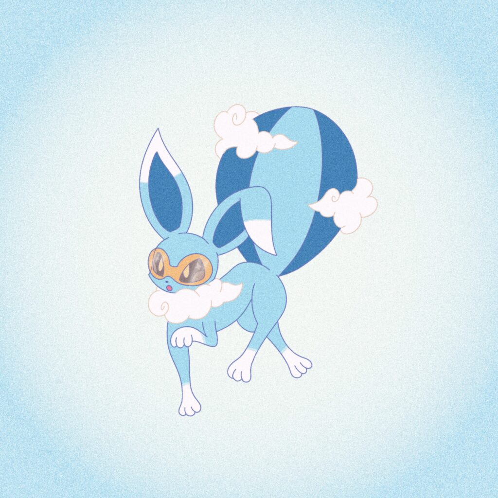 FLYING-type eeveelution idea for WiWa!!