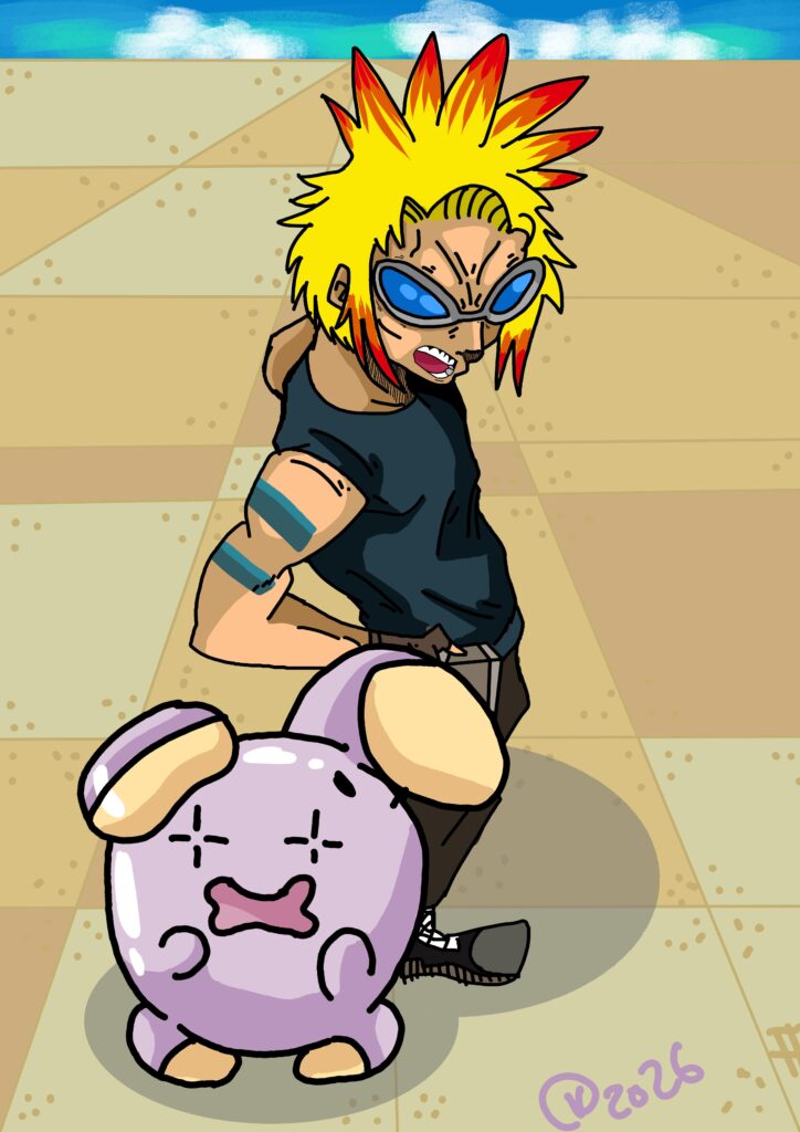 Pokemon Colosseum - Folly and His Whismur in Phenic City