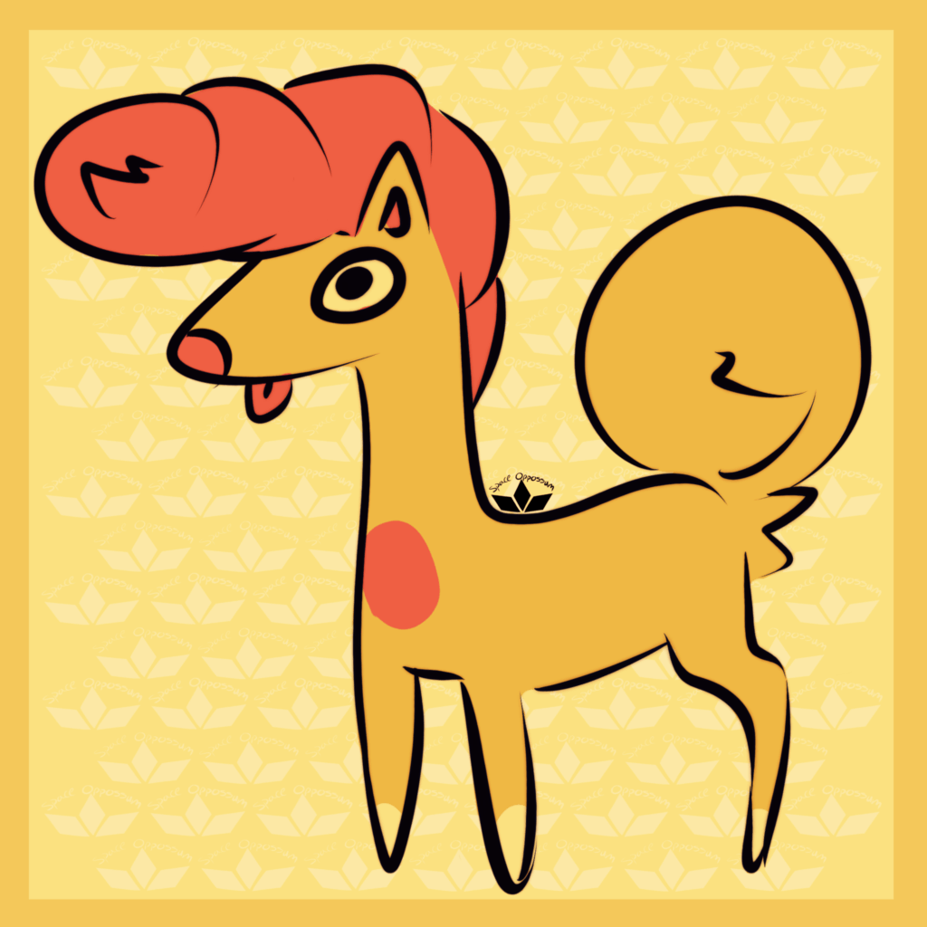 A quick joke doodle of an evolution for pombon