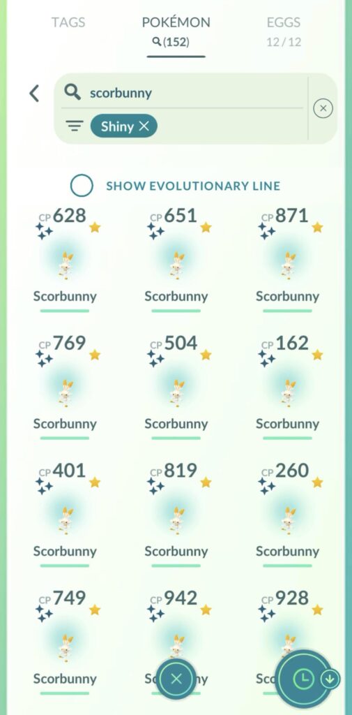 Yes, I have a shiny Scorbunny…