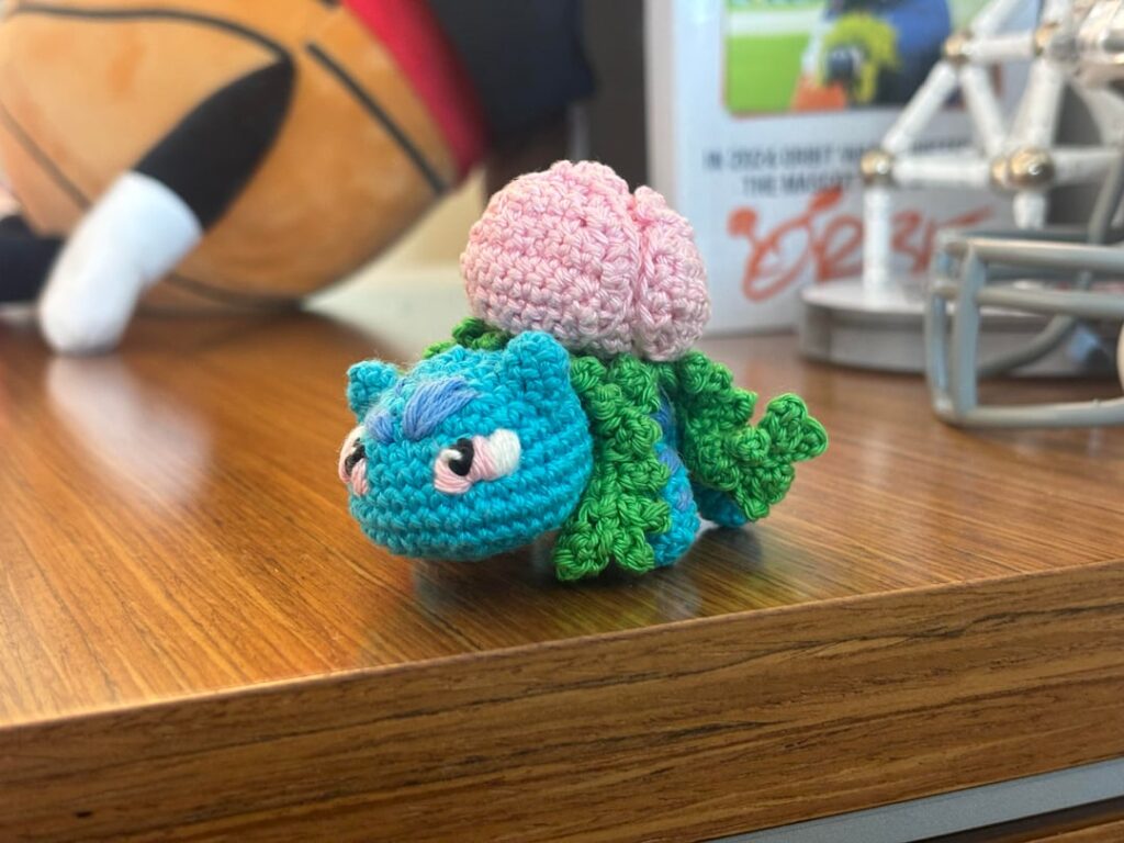 Crochet ivysaur