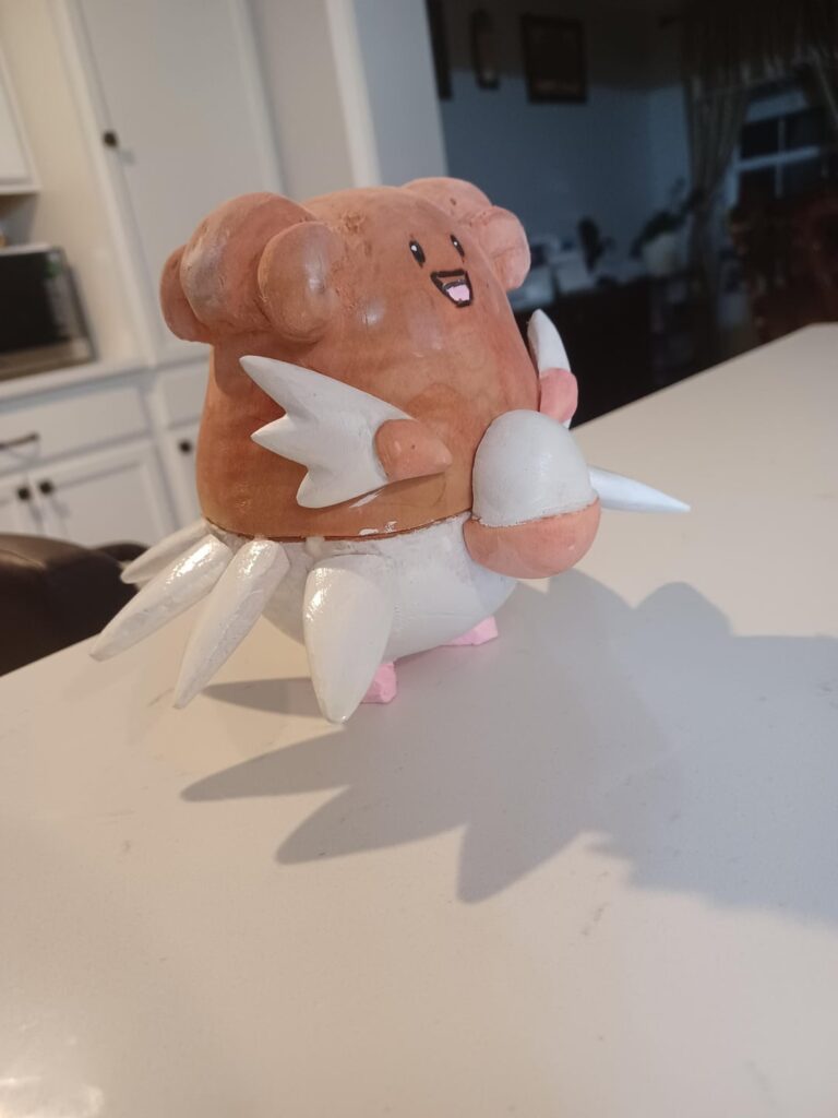 Wooden Blissey carved and painted [OC]