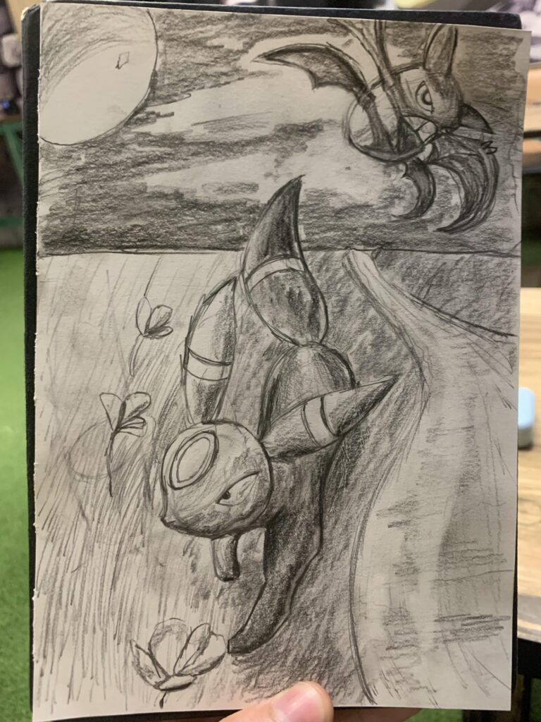 Drew this birthday card for a friend