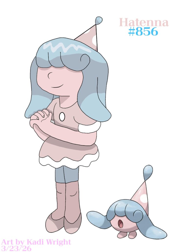 Humanized Hatenna (Art by me)