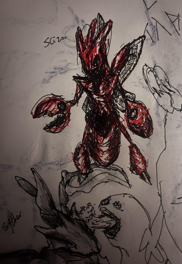 (oc) scizor sketch