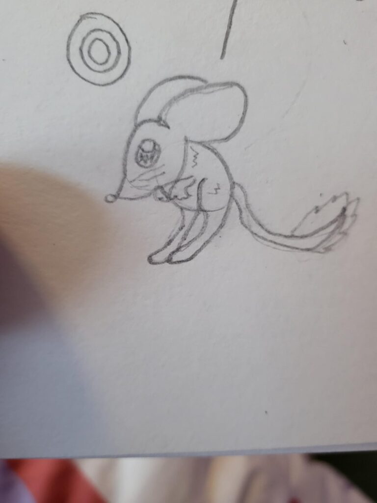 Unnamed Jerboa inspired fakemon