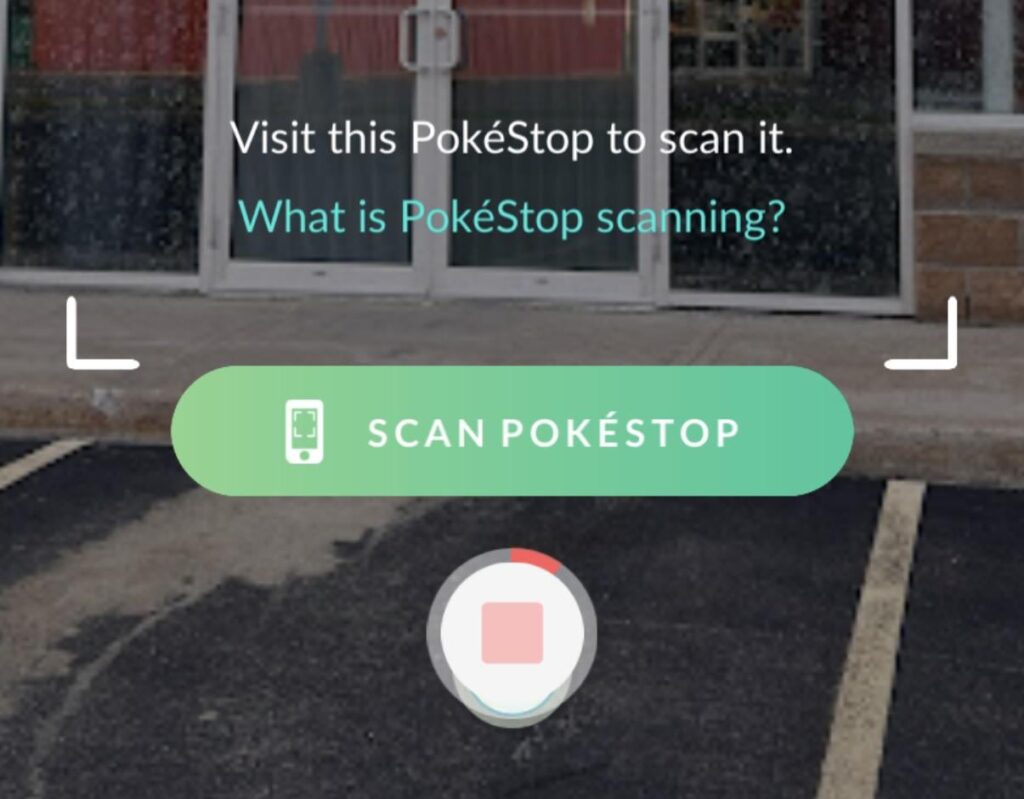 Scanning Pokéstops not letting you see what you’re scanning