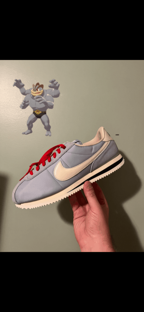 I customized a pair of Nike Cortez inspired by machamp
