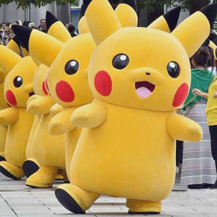 We need to canonize these mascot outfits into the Pokemon games, and then make Mimikyu evolve into a messed up one.