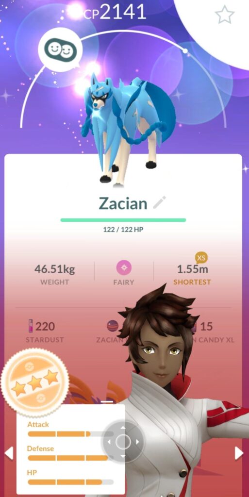 Caught shiny Zacian yesterday