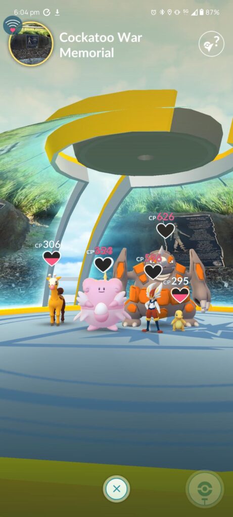 Gym, I want my Pokemon back