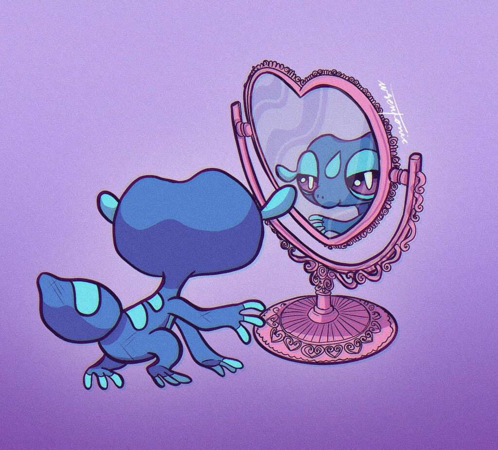 [OC][Art] Vain Little Gecko