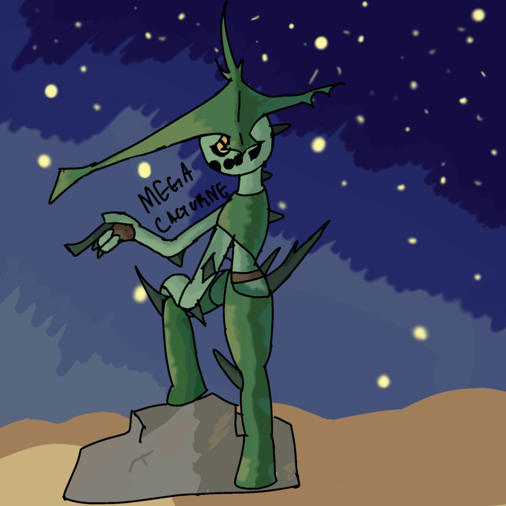 Mega Cacturne [New Render Style]