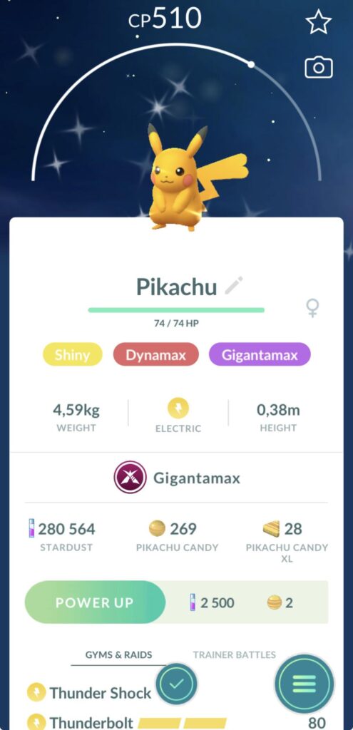 Finally shiny Gigantamax