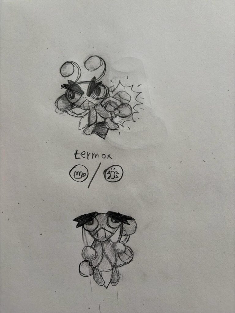 For u/rosecoloredlenses775’ s challenge fighting/bug type firefly fakemon