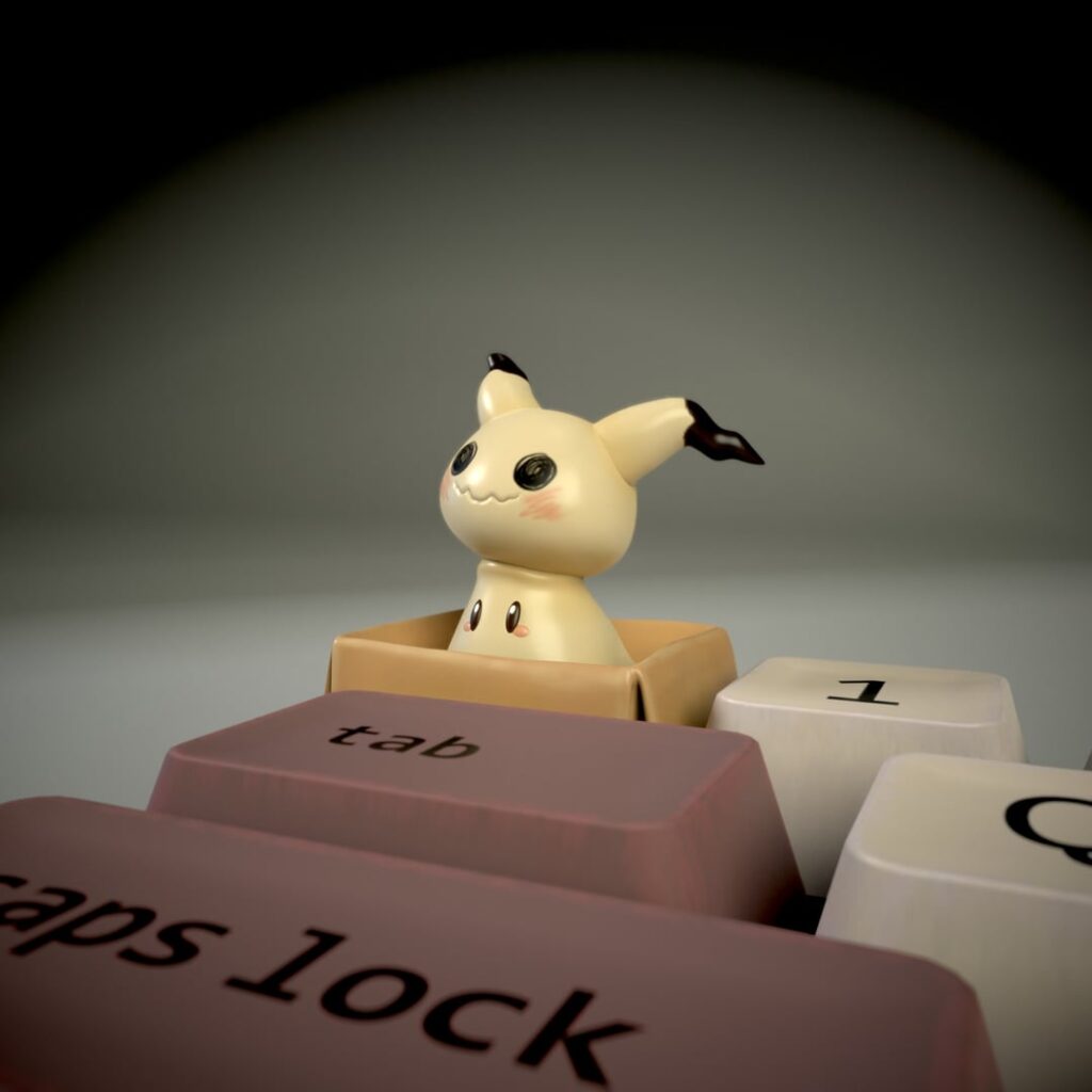 Mimikyu Keycap – Cute Ghost Pokémon