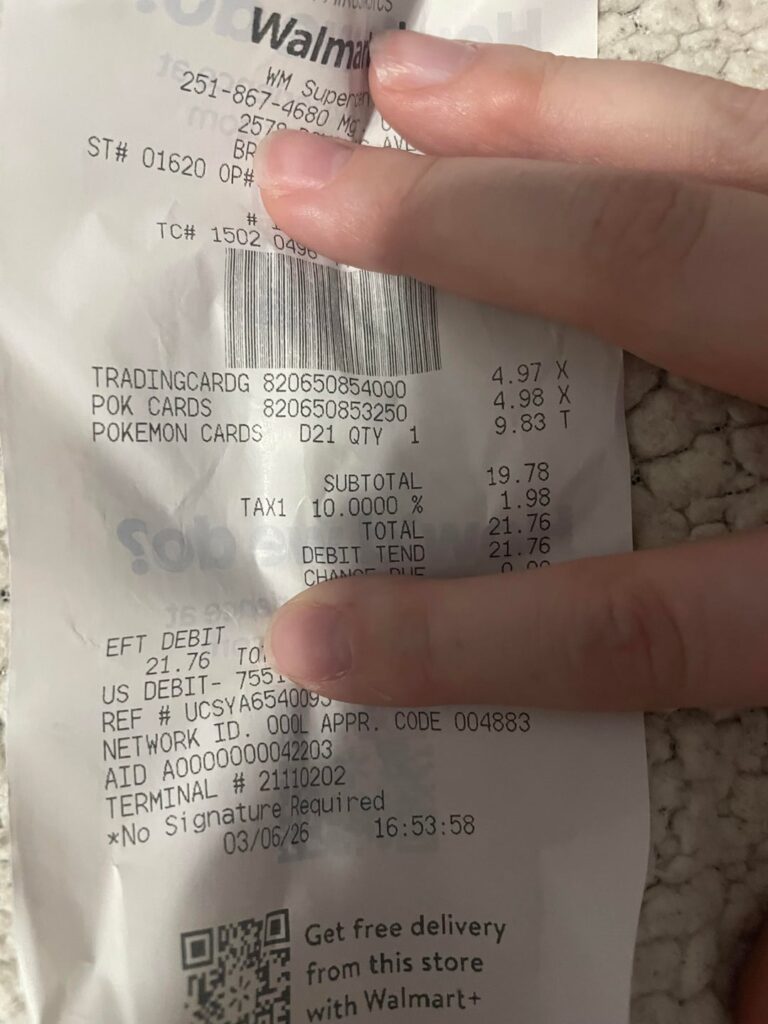 Hit on the Walmart pack