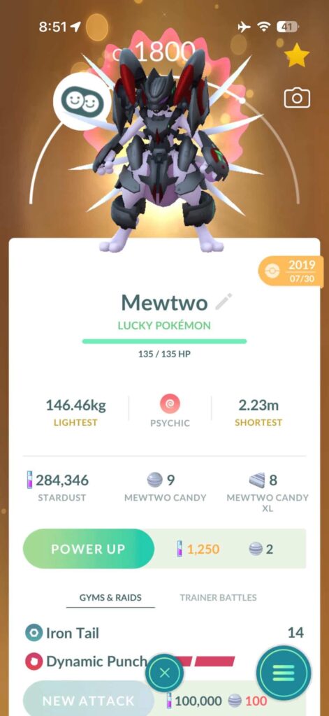 Finally got my Armored Mewtwo back