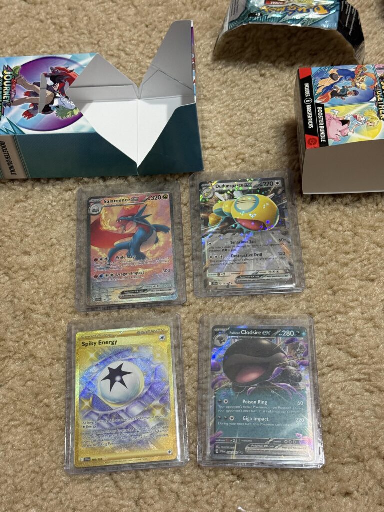 My son was looking for a Clefairy but got a Salamence instead 🐉