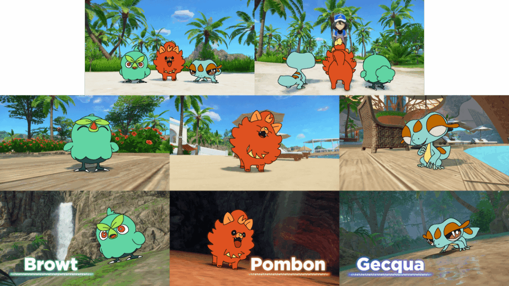 [OC] my shiny predictions (read: hopes) for browt, pombon, and gecqua