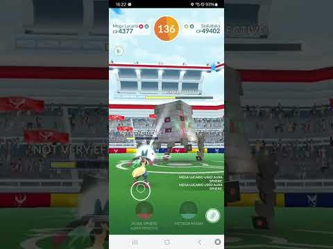 Pokémon GO Stakataka Raid Solo (Cloudy Weather)
