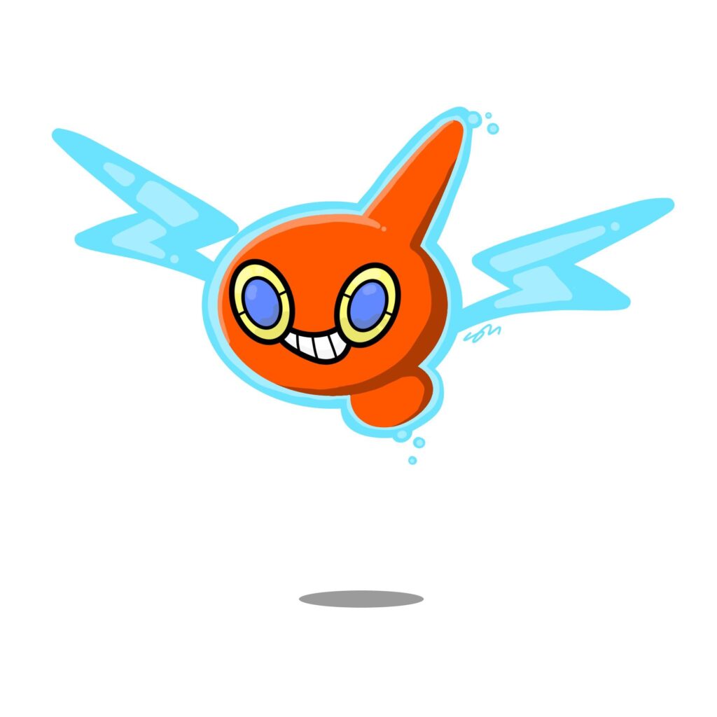 Rotom is motor backwards