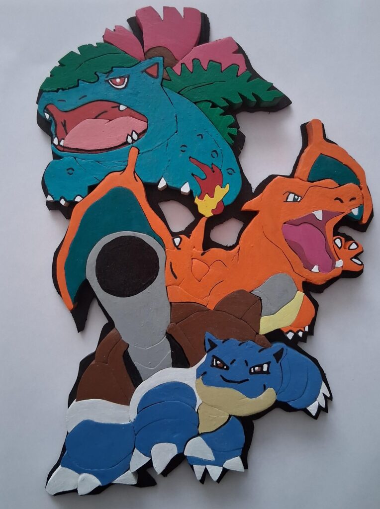 30th Pokemon Anniversary  wood art Piece