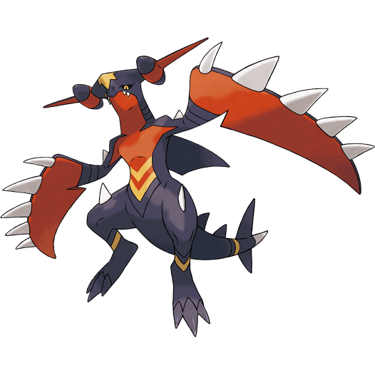 I haven't seen it posted yet, but Mega Garchomp Z's official art was released: