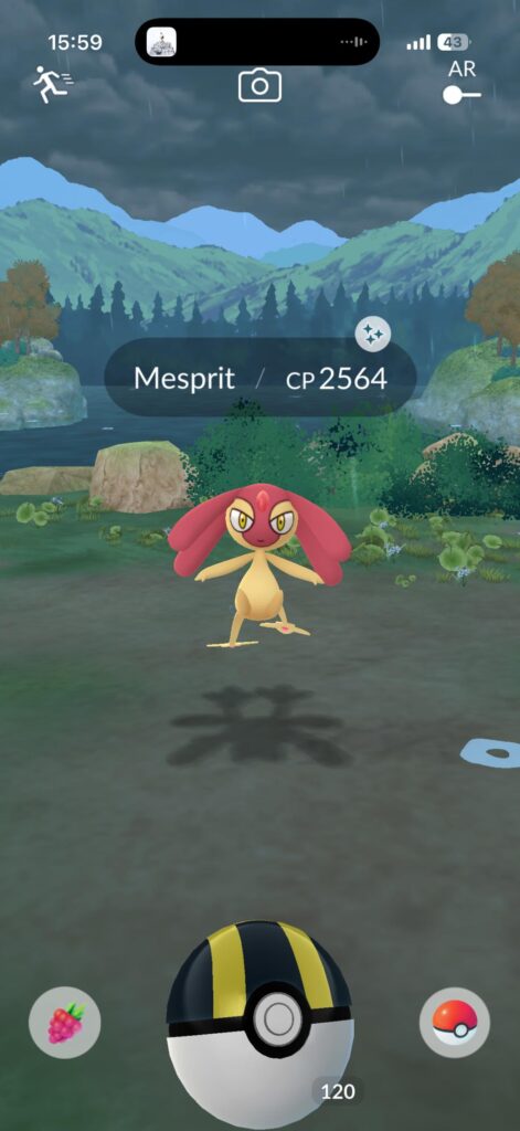 HOW DO I GET SHINY MESPRIT BUT NOT SHINY DOTTO????