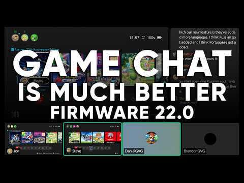 Nintendo Switch 2 Firmware 22.0 - Is GameChat Actually Improved?