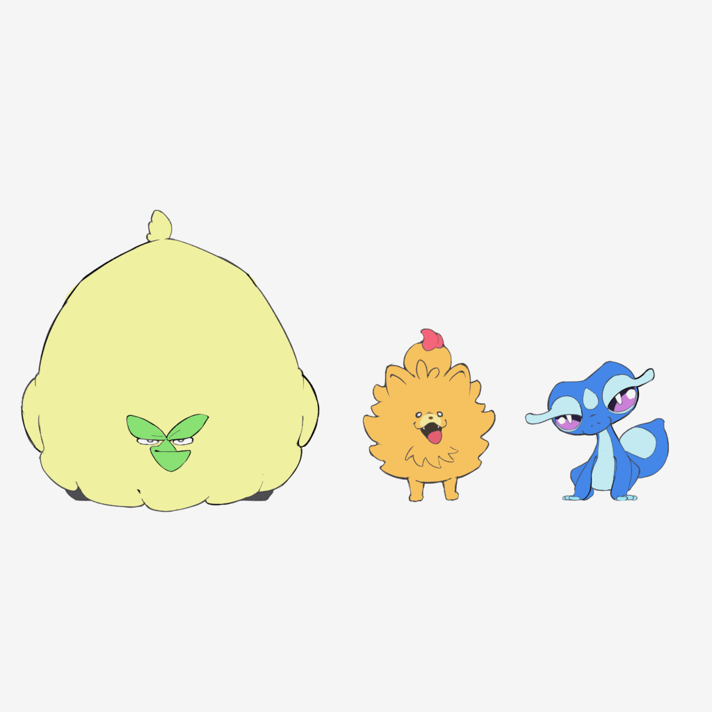 My art for the new trio!