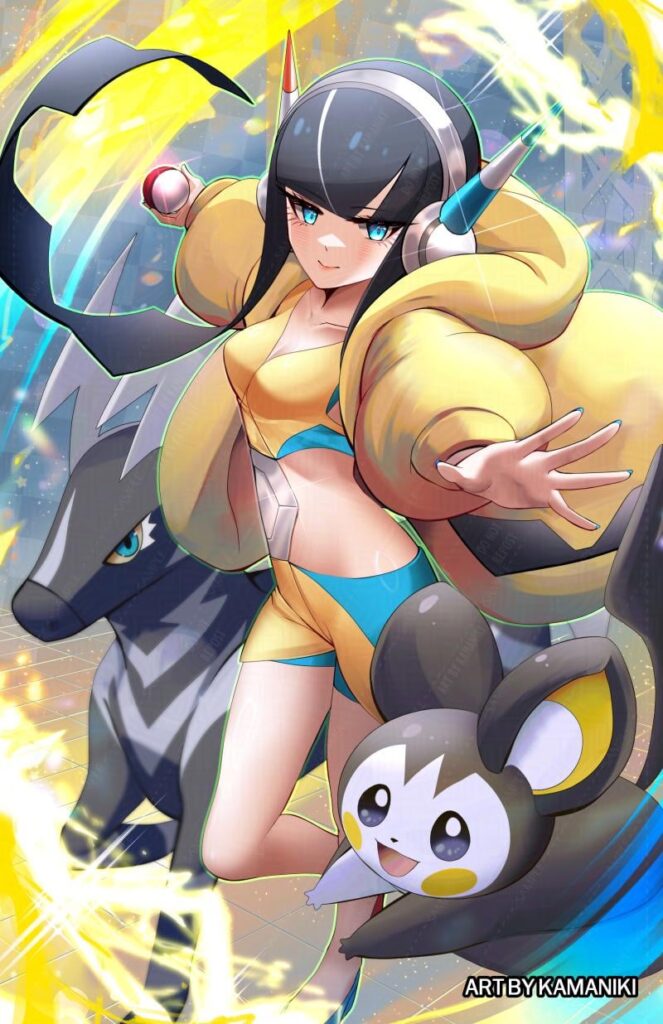 I drew fanart of Elesa!