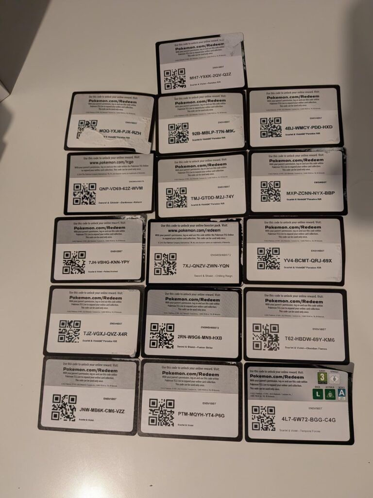 Free code cards