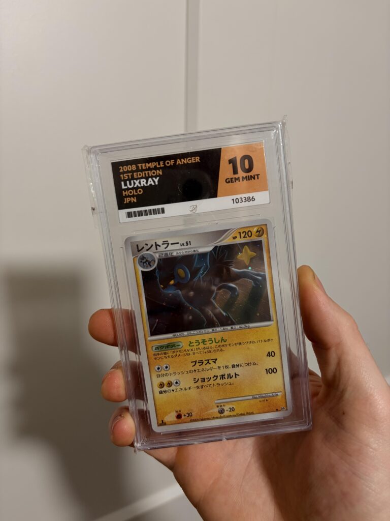 First ACE slab! Luxray Temple of Anger 1st Edition holo – impressed with the quality