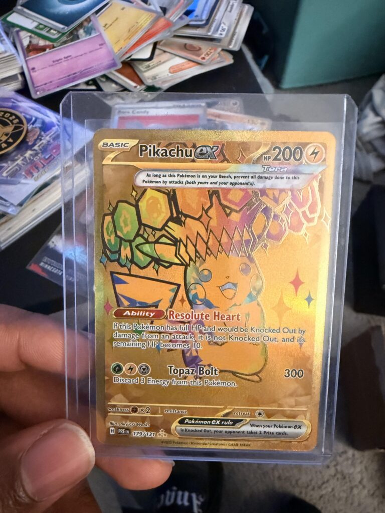 Pulled hyper rare pikachu