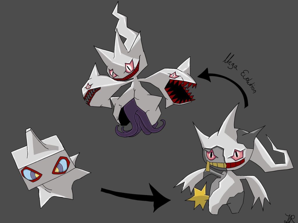 Regional form of the Banette line + Mega Evolution. Type Ghost/Steel.