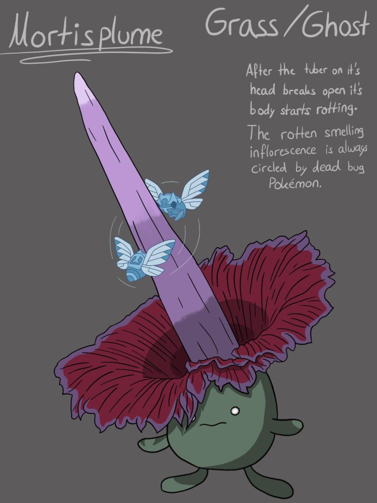 A new regional form for Vileplume, Mortisplume (name still debateable)