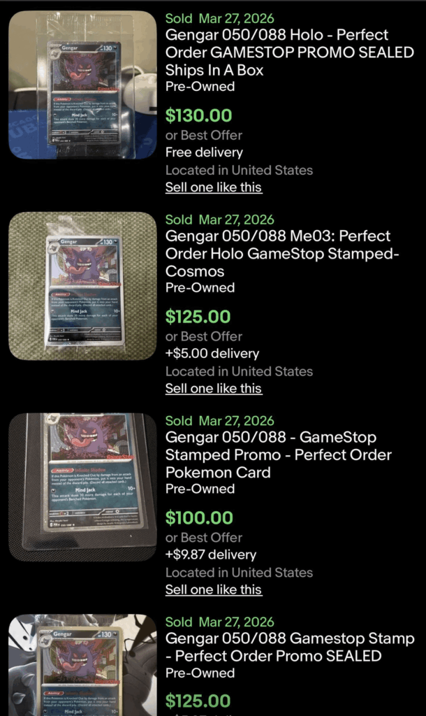 Why Gengar Gamestop Promo hype ?