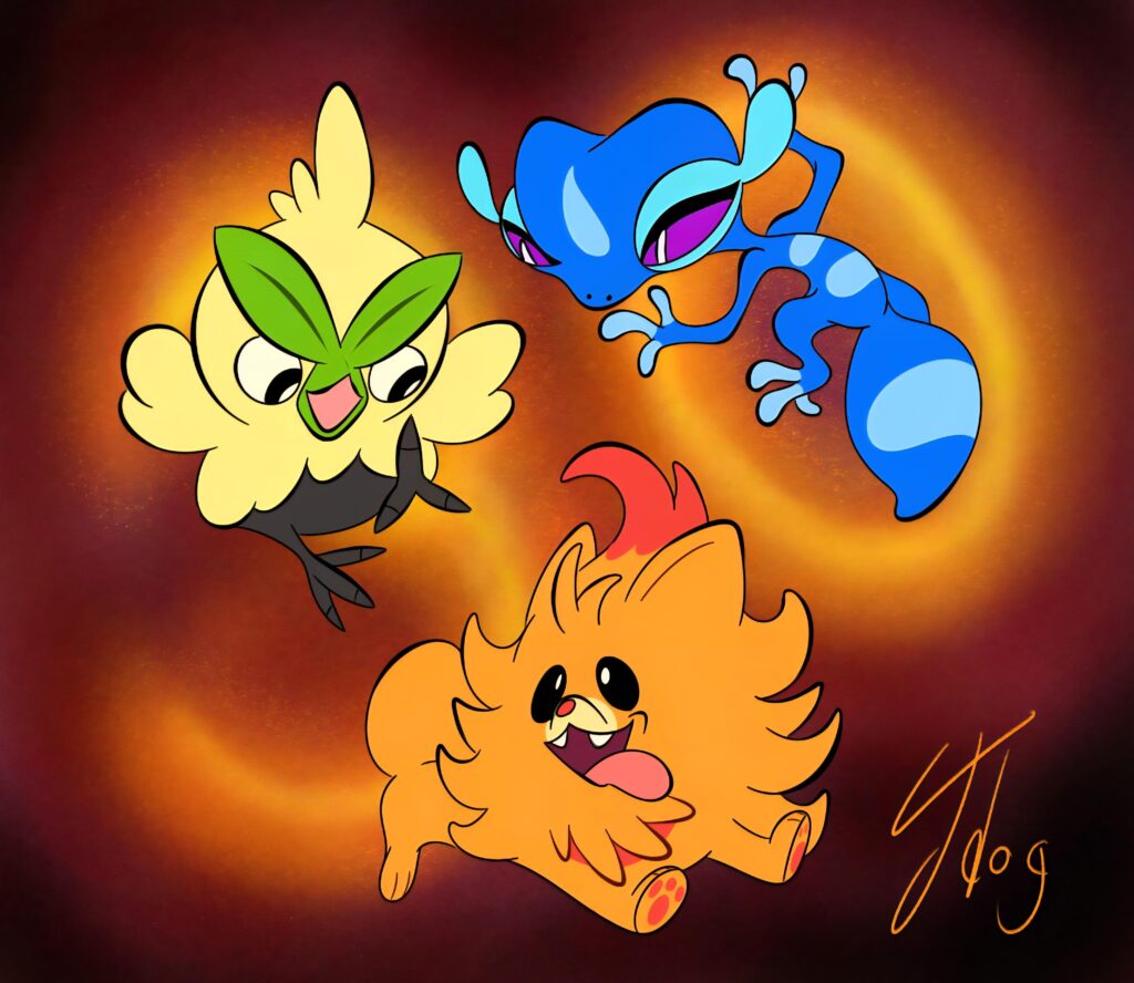 [OC] Happy 30th to pokemon, and warm welcome to the next mascots of the franchise (By Jdogmcfly)