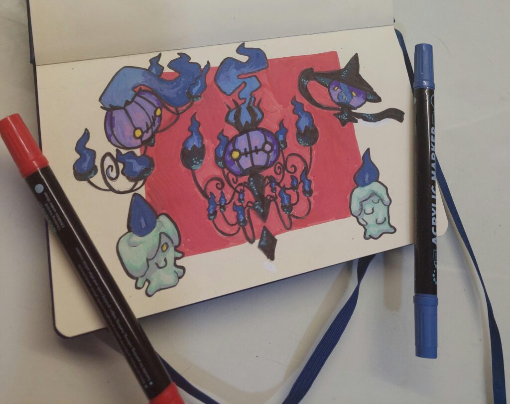 Chandelure line by me