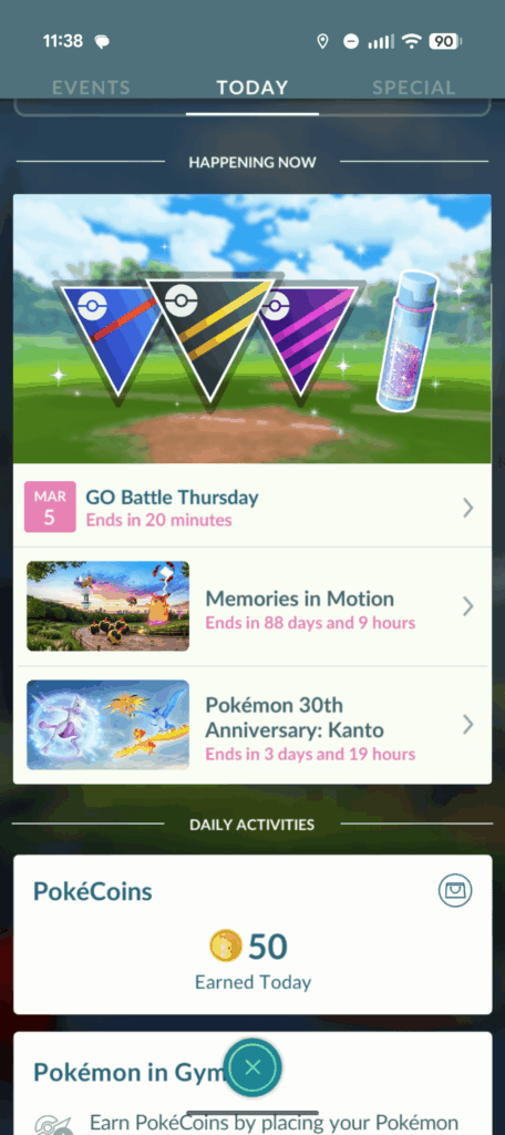 Future 30th Anniversary Events