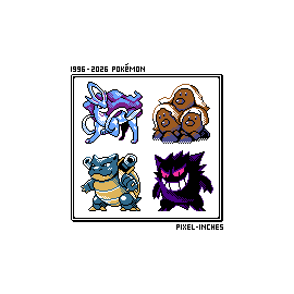 [OC] Animated Pokemon in Gen2 Style.