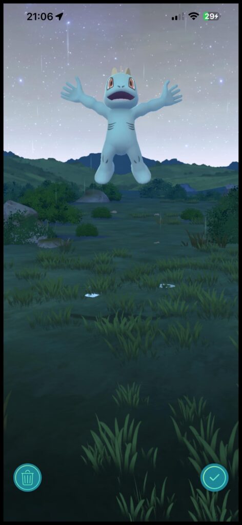 My wife just took the best snapshot of Machop