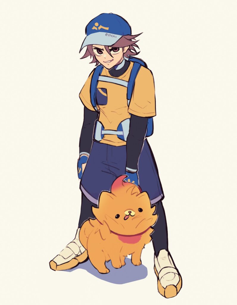 tryna make pombon look vicious [art by me]