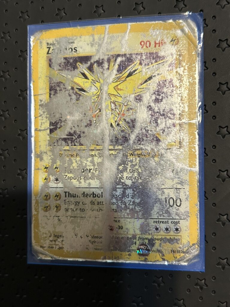 In a world of PSA 10s, let me share what my LCS called “the worst condition card they’ve ever seen”