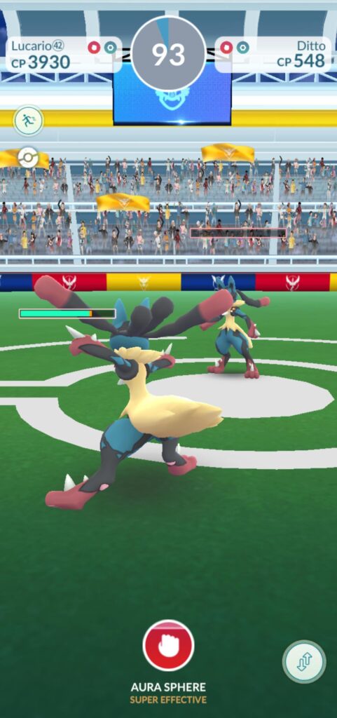 Gym bug involving Ditto