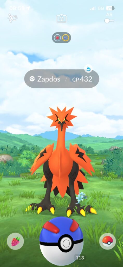 Only need Articuno to flee from me now to have a hattrick!