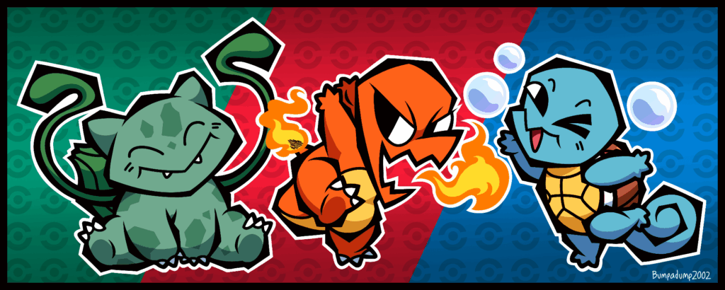 The Kanto Starters! 🌱🔥💧